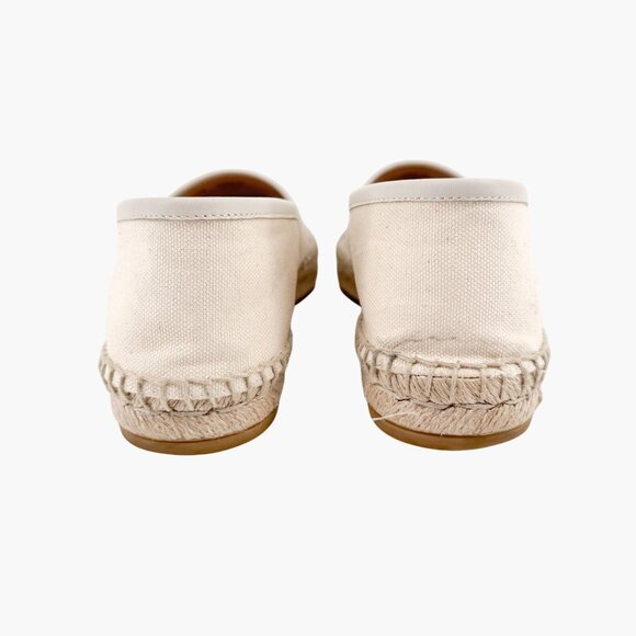 Gucci Interlocking GG Espadrille EU 37.5 US 7.5 Beige Web Stripe Logo Canvas - Picture 7 of 14